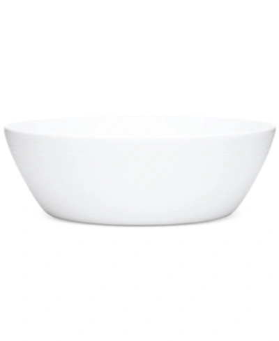 Noritake Swirl Vegetable Bowl In White