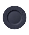 Villeroy & Boch Manufacture Rock Dinner Plate In Black