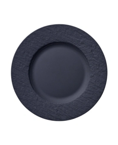 Villeroy & Boch Manufacture Rock Dinner Plate In Black