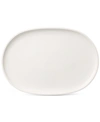 Villeroy & Boch Bone Porcelain Artesano Large Oval Platter In White