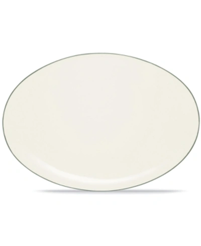 Noritake Colorwave 16" Oval Platter In Green