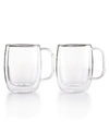 J.a. Henckels Zwilling  Sorrento Double Wall Coffee Mugs, Set Of 2
