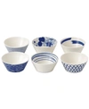 ROYAL DOULTON PACIFIC TAPAS BOWLS, SET OF 6