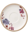 Villeroy & Boch Artesano Provencal Lavender Collection Porcelain Tea Cup Saucer In Multi