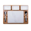 Picnic Time Toscana By  Parlor Ice Cream Mixing Set In Brown