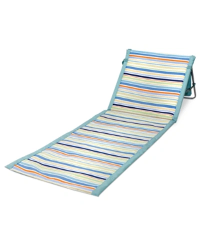 Picnic Time By  Beachcomber Portable Beach Chair & Tote In St. Tropez Stripe