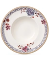 Villeroy & Boch Artesano Provencal Lavender Collection Porcelain Rim Soup Bowl In Multi
