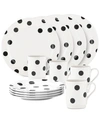 KATE SPADE ALL IN GOOD TASTE DECO DOT 12-PC. SET, SERVICE FOR 4