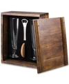 Picnic Time Pilsner Beer Gift Set In Brown