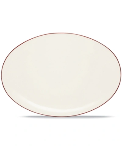Noritake Colorwave 16" Oval Platter In Pink