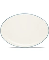 Noritake Colorwave 16 Inch Oval Platter In Blue
