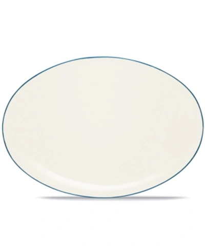 Noritake Colorwave 16 Inch Oval Platter In Blue