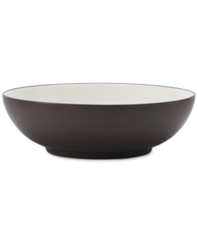 Noritake Colorwave 9.5" Round Vegetable Bowl, 64 oz In Chocolate