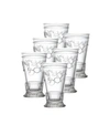 LA ROCHERE VERSAILLES 12-OUNCE DOUBLE OLD FASHIONED GLASS, SET OF 6