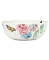 Lenox Butterfly Meadow Hydrangea Collection Serving Bowl In White