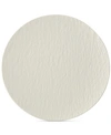 Villeroy & Boch Manufacture Rock Coupe Gourmet Plate In Blanc