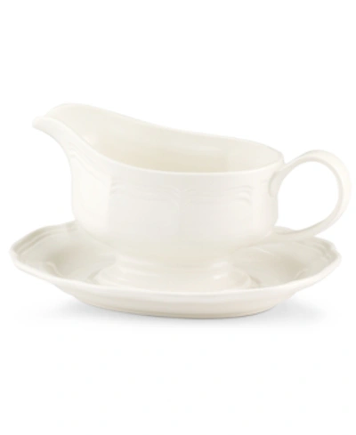 Mikasa Dinnerware, French Countryside Gravy Boat And Tray