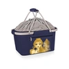 Picnic Time By  Disney's Beauty And The Beast Metro Basket Collapsible Cooler Tote In Navy