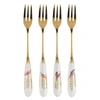 Portmeirion Chelsea Collection Set Of 4 Pastry Forks In White