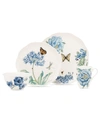 LENOX DINNERWARE, BUTTERFLY MEADOW BLUE 4 PIECE PLACE SETTING