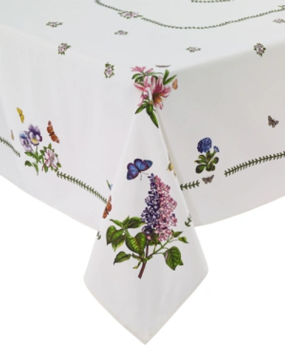 Portmeirion Botanic Garden 60" X 84" Tablecloth In Ivory