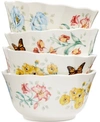 Lenox Butterfly Meadow Set Of 4 Melamine All Purpose Bowls