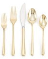 Cambridge Samantha Gold Mirror 5-piece, Place Setting In Gold
