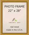 AMANTI ART TOWNHOUSE GOLD 22" X 28" OPENING WALL PICTURE PHOTO FRAME