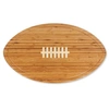 Picnic Time Kickoff Football Bamboo Cutting Board & Serving Tray In Brown