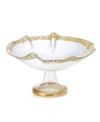 CLASSIC TOUCH FOOTED GLASS BOWL