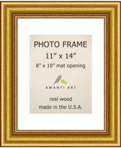 Amanti Art Townhouse Gold 11" X 14" Matted To 8" X 10" Opening Wall Picture Photo Frame