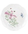 Lenox Butterfly Meadow 9 In. Porcelain Accent/salad Plate In Tiger Swallowtail