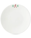 LENOX HOLIDAY LEAF MONOGRAM DINNER PLATE