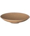 Denby Studio Craft Walnut Medium Ridged Bowl In Elm