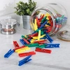 HONEY CAN DO MULTI COLORED SET OF 200 PLASTIC CLOTHESPINS