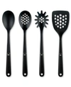 Oxo Kitchen Tool Set, 4 Piece Nylon Good Grips In Black