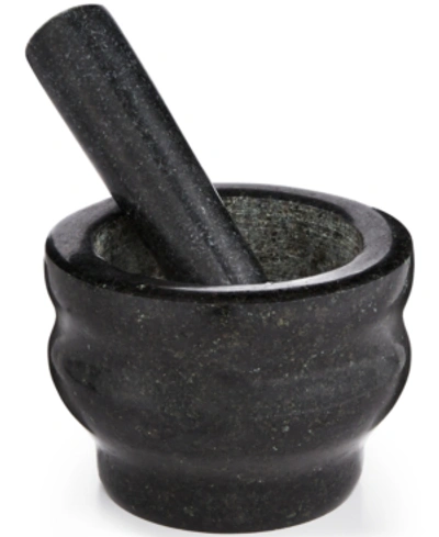 Cole & Mason 5.5" Granite Mortar And Pestle In Black