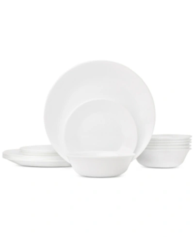 Corelle Livingware 18-piece Dinnerware Set, Service For 6 In White