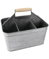 ARTLAND MASONWARE GALVANIZED TIN CARRY ALL CADDY