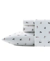 Eddie Bauer Cascade Camping Twin Sheet Set Bedding In Fishing Flies