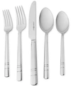 J.a. Henckels International Madison Square 65-pc. 18/10 Stainless Steel Flatware Set, Service For 12 In Silver
