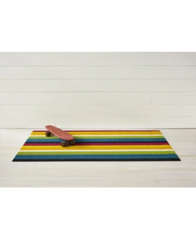 Chilewich Bold Stripe Utility Floor Mat, 24" X 36" In Multi