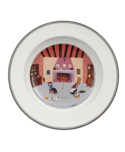 VILLEROY & BOCH DESIGN NAIF RIM SOUP BOWL, PLOWING