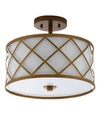 JONATHAN Y ELIZABETH METAL LED FLUSH MOUNT