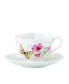 LENOX BUTTERFLY MEADOW BUTTERFLY CUP AND SAUCER SET