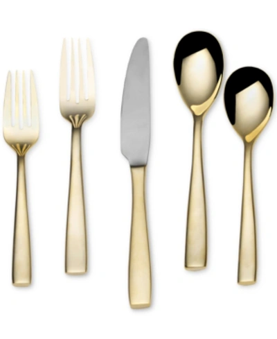 Mikasa Delano Gold-plated 20-piece Flatware Set, Service For 4