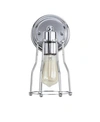 Jonathan Y Evelyn 1-light Metal Vanity Light In Silver