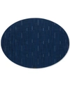 Chilewich Bamboo Oval Placemat In Lapis