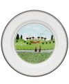 VILLEROY & BOCH DESIGN NAIF BREAD AND BUTTER PLATE BOY & GIRL