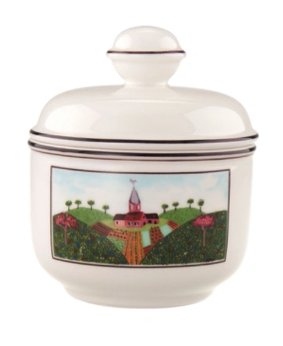 VILLEROY & BOCH DESIGN NAIF COVERED SUGAR BOWL